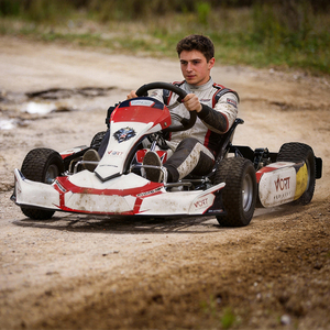 <span class=keywords><strong>Karting</strong></span> <span class=keywords><strong>tout</strong></span>-<span class=keywords><strong>terrain</strong></span> professionnel à essence 4 temps à transmission par chaîne pour adultes, course en plein air - Product Image 2