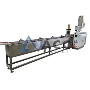 PE Water Ring Hot Cutting Plastic Recycling Machine/Plastic Pelletizing Line