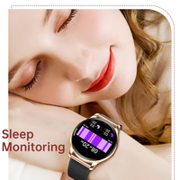Montre connectée VALDUS 300 mAh avec surveillance du sommeil, connexion Bluetooth, étanche IP67, VL39 PRO pour femmes