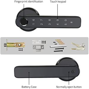 Tuya Fingerprint Door <strong>Lock</strong> Smart <strong>Digital</strong> <strong>Lock</strong> Keyless Entry Knob on Keyboardsmart Room Door <strong>Lock</strong> - Product Image 6