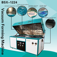 Machine de thermoformage sous vide en plastique avec fonction soufflage et aspiration, thermoformeuse automatique sous vide