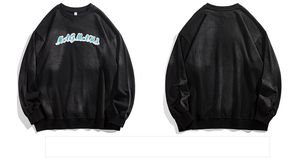 Wholesale Price Custom Street Loose-Fitting Long Sleeve Sport <strong>Hoodie</strong> With Printed <strong>Monogram</strong> in Solid Color - Product Image 4