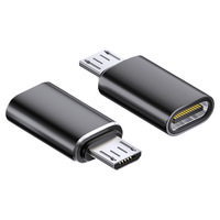 Convertisseur d'adaptateur femelle de connecteur Micro USB B mâle vers USB Type C pour téléphone intelligent Android