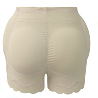 Culotte gainante et rehausseur de fesses pour femme, avec logo personnalisé, rembourrée, à lacets, respirante, offrant un maintien ferme pour les hanches et les fesses