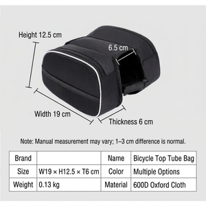 <span class=keywords><strong>Bolsa</strong></span> Impermeable para Cuadro de <span class=keywords><strong>Bicicleta</strong></span>, <span class=keywords><strong>Bolsa</strong></span> para <span class=keywords><strong>Manillar</strong></span> de <span class=keywords><strong>Bicicleta</strong></span> de Montaña y Eléctrica - Product Image 4