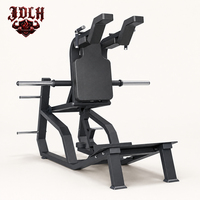 Machine à Squat Hack à Charge Libre avec Coussinets d'Épaule et Plaque de Repose-Pieds pour Entraînement Commercial en Salle de Sport de la Force des Quadricipitres et des Fessiers