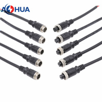 Connecteur électrique universel 5PIN GX12 mâle et femelle Aviation connecteur LED de type surmoulé pour système de surveillance DVR de voiture