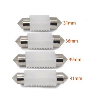Lampe de lecture LED pour voiture, best-seller, 3030 2SMD 1,92W 12V 0,16A 120LM, céramique blanche, double embout, 31mm 36mm 39mm 41mm - Product Image 5