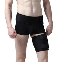 Ceinture de soutien unisexe personnalisée en nylon et élasthanne pour soulagement de la sciatique, avec enveloppe pour nerf sciatique et coussinet de hanche pour un confort optimal