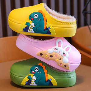 <b>Toddler</b> Soft Plush Indoor Waterproof House <b>Slippers</b> Cozy House <b>Toddlers</b> <b>Slippers</b> Warm Winter Kids <b>Slippers</b> With Plush - Product Image 2