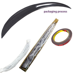 Aileron arrière en fibre de carbone style nid d'abeille pour BMW Série 3 E90 4 portes/E90 M3 P, 2004-2011 - Product Image 6