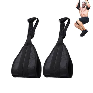 Heavy Duty Neoprene Cotton Gym Belt Arm Padded Core Exercise Fitness Hanging Ab Straps Bodybuilding Sports Style High Pull Bar
