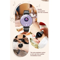 Montre connectée M201 HOT 2026 AMOLED avec écran de 1,32 pouce, ultra-fine, pour femmes, avec application de suivi du cycle, surveillance de la fréquence cardiaque, étanche IP68