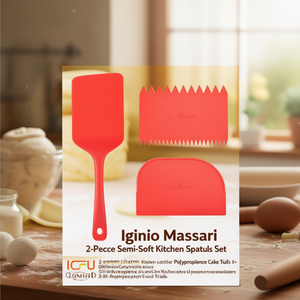 2-piece Tarot Semi-Soft Kitchen Spatulas <b>Set</b> by IGINIO MASSARI PRECISION PASTRY 3531 - Product Image 3