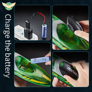 Yf thiếu niên quà tặng sinh nhật dual-prop điều khiển từ xa Thuyền tốc độ cao LED ánh sáng <span class=keywords><strong>RC</strong></span> thuyền 15 km/h 2.4GHz <span class=keywords><strong>RC</strong></span> tàu cao tốc - Product Image 5