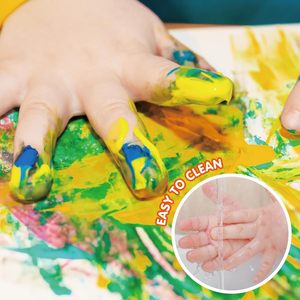Set di pittura per bambini <span class=keywords><strong>con</strong></span> pittura a dito lavabile <span class=keywords><strong>con</strong></span> Set assortiti di pittura per bambini <span class=keywords><strong>spugne</strong></span> di pittura Set per bambini logo personalizzato - Product Image 2