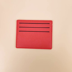 Portable women's short credit card sleeve clip, ultra-thin PU leather cardholder wallet, <b>ID</b> credit card <b>holder</b> - Product Image 6