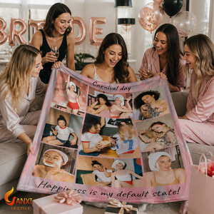 <span class=keywords><strong>Manta</strong></span> de Franela con <span class=keywords><strong>Collage</strong></span> de <span class=keywords><strong>Fotos</strong></span> Personalizado, <span class=keywords><strong>Manta</strong></span> con Imágenes Personalizadas, Regalos para Mejores Amigas, Despedidas de Soltera, Ropa de Cama 100% Poliéster - Product Image 1