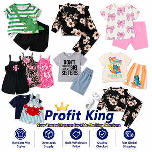 Conjuntos de Ropa Casual de Verano para Niños de Algodón Surtido al Azar, Venta al por Mayor de Conjuntos de Moda para Niños y Niñas, Proveedor de Artículos de Liquidación en Línea - Product Image 1