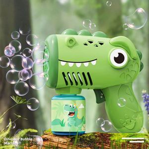 Dinosaur Bubble Gun Toy for Kids <b>Soap</b> Automatic Light Bubble Toy Wedding Foam Summer Outdoor Kids's Electric Bubble Machine Toy - Product Image 3