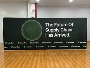 Triển lãm thương mại hiển thị hiển thị nền tường dễ dàng thiết lập căng thẳng vải Backdrop - Product Image 4