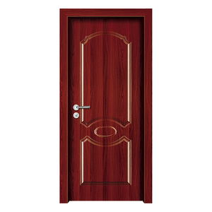 Puertas de madera MDF personalizadas Puertas de madera de melamina modernas Villa Dormitorios Habitaciones Puertas de madera - Product Image 2