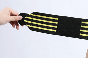 Heavy <strong>Weightlifting</strong> Strength Wrist <strong>Wraps</strong> for Boxing Power With Elastic Bandage - Product Image 6