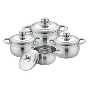 Nouvel Arrivage – Ensemble de 6 Pièces d'Ustensiles de Cuisson Classiques en Acier Inoxydable Écologique, Marmite et Casserole, Couleur Personnalisable, Compatible Gaz et <span class=keywords><strong>Induction</strong></span> - Product Image 5
