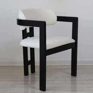 Silla de Comedor de Madera Maciza de Alta Calidad con Cuero PU, Diseño Moderno, Duradera y Ecológica para el Hogar, Hotel, <span class=keywords><strong>Bar</strong></span> - Product Image 2