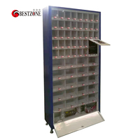 Distributeur automatique intelligent avec lecteur de pièces de monnaie/billets/dinheiro/cartes de crédit et porte transparente