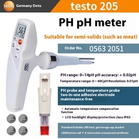 Stylo testeur de pH-mètre haute précision Testo 206PH1/2 pour la qualité de l'eau pour liquide semi-solide ODM personnalisé pris en charge