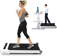 Vente en gros d'équipements de fitness motorisés 2,25 HP, tapis de course électrique portable miniature avec télécommande et 12 programmes pour usage domestique