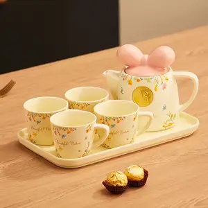 Xương mới Trung Quốc Bộ trà trà nồi và cup Set hộp màu đóng gói với bọt xốp