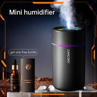 Mini Humidificateur d'Air de Voiture Portable à Brume Froide, Atomiseur à Hélice, Diffuseur d'Huiles Essentielles pour Aromathérapie, Électrique 5V Alimenté par USB YS