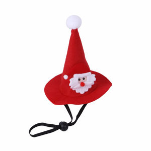 Gorro de Papá Noel para Mascotas, Divertido Gorro Navideño para Gatos y Perros - Product Image 4