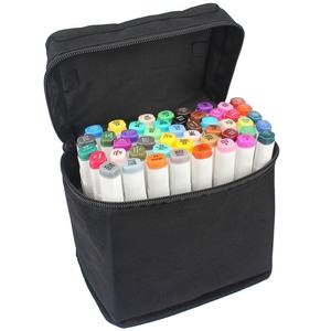 40, 60 80 Colori assortiti Alcol Grafici Marker <span class=keywords><strong>Pen</strong></span> Set, Doppie Teste di Progettazione di Animazione Disegno di Arte Della Penna - Product Image 3