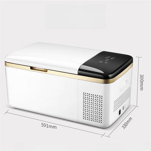 Réfrigérateur portable de voiture 19L à faible bruit et silencieux Compresseur 24V <span class=keywords><strong>Petit</strong></span> congélateur à double usage pour usage domestique Congélateur Réfrigérateur - Product Image 3