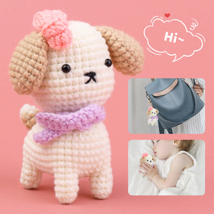 Vente en gros Kit de tricotage pour <span class=keywords><strong>chien</strong></span> mignon fait à la main Jouets de couture et de tissage d'animaux au crochet à faire soi-même pour les activités des enfants - Product Image 6