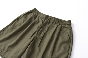 Shorts de costume fins pour homme, tenue d'été professionnelle, coupe droite, longueur mi-cuisse, taille mi-haute, avec fermeture éclair - Product Image 2