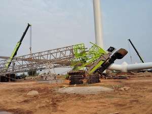 Grue sur chenilles Zoomlion ZCC5200S de 400 tonnes avec moteur, boîte de vitesses et roulement hydraulique – À vendre - Product Image 4