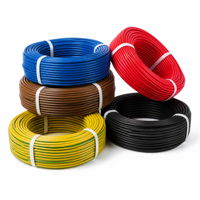 Fil électrique flexible en cuivre BVR isolé en PVC 1,5-10 mm² 450/750 V Câble de câblage pour bâtiments CE GB