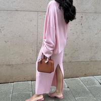 Nouveau 2025 automne nouveau pull tricoté ample de Style doux à la mode minceur demi jupe ensemble pour femmes