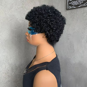 Perruque transfrontalière, <span class=keywords><strong>coiffure</strong></span> à explosion pour femmes européennes et américaines, petites boucles africaines, <span class=keywords><strong>cheveux</strong></span> <span class=keywords><strong>courts</strong></span> et bouclés, - Product Image 1