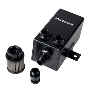 KYOSTAR evrensel 10AN alüminyum 1L yağ toplama <span class=keywords><strong>tank</strong></span>ı şaşkın 12AN filtre - Product Image 5
