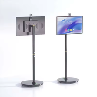 Moniteur à écran tactile Portable 32 pouces 1080P sur roues Android12 batterie intégrée tablette caméra détachable pour cuisine chambre