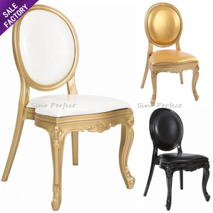Haute qualité hôtel fête événement Banquet mariage blanc noir roi <span class=keywords><strong>Louis</strong></span> empilage fantôme résine mariage <span class=keywords><strong>Louis</strong></span> chaises - Product Image 1