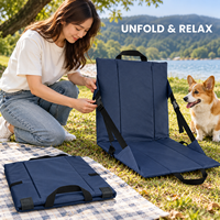 Coussin de pelouse multifonctionnel Zheng Xin, portable, pour animaux de compagnie, chaise de voyage en tissu Oxford pour extérieur, montage facile, isolation contre la pollution et la poussière