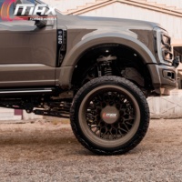 Jantes de camion forgées à rebord profond 24x14 26x16 28x16 8x6.5 8x165.1 finition miroir pour Dodge Ram 2500 3500 pour Chevrolet Silverado 3500