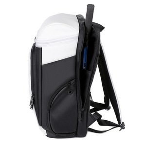 Fashionable Large Capacity Waterproof <b>Badminton</b> Tennis Backpack Zipper Independent Shoe Warehouse Custom Logo Print Sports Bag - Product Image 3