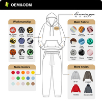 HMY Sweat à capuche pour homme en molleton à imprimé numérique, coupe ample, style streetwear européen et américain, anti-rétrécissement